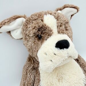 Mary Meyer‎ Bull Dog Plush Stuffed Animal Brown White Soft Floppy Ears 14 inch